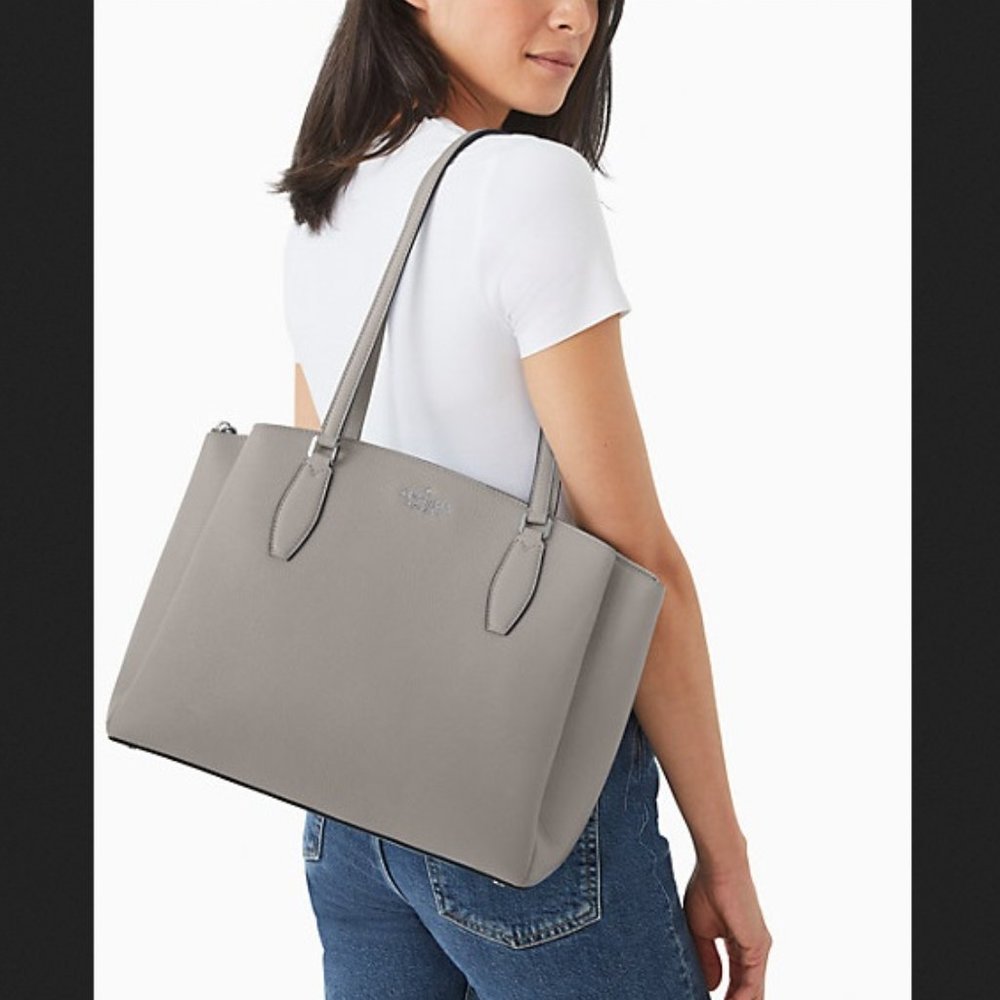 Kate Spade Monet Large Compartment Tote Nimbus Grey - Picture 2 of 16